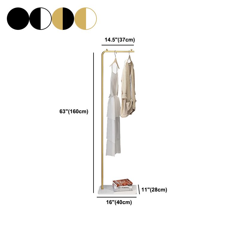 Glam Hall Stand Metal Hooks Included No Distressing Free Standing Coat Rack