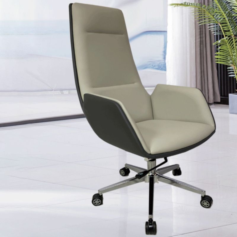 Armless Office Chair Conference Chair with Wheels for Office