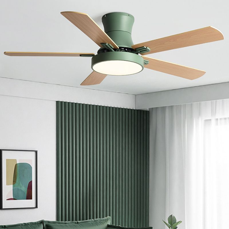 Minimalist Ceiling Fan Light Fixture Modern LED Ceiling Lamp for Bedroom