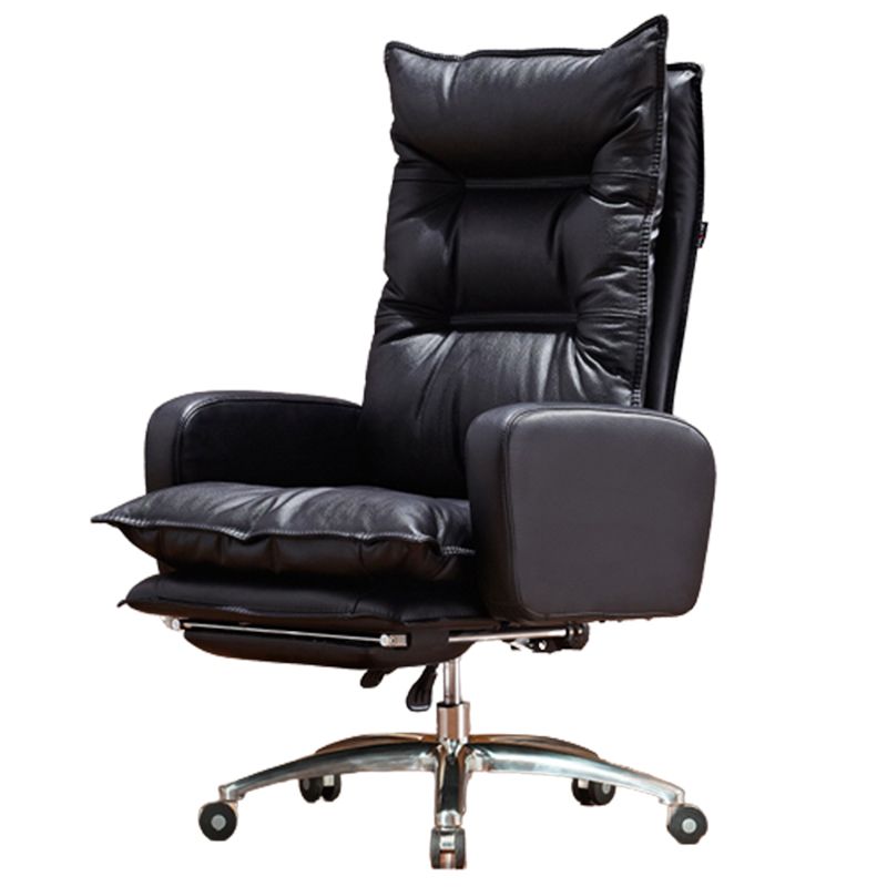 Modern Padded Arms Managers Chair  Adjustable Seat Height Chair