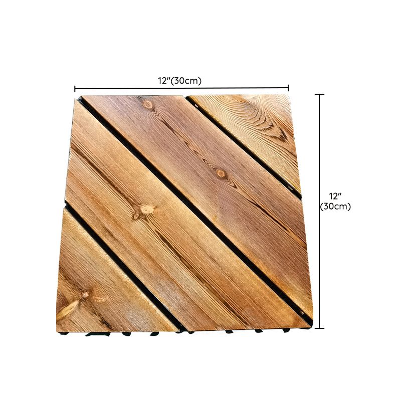 Distressed Plank Flooring Slip Resistant Engineered Wooden Floor Tile