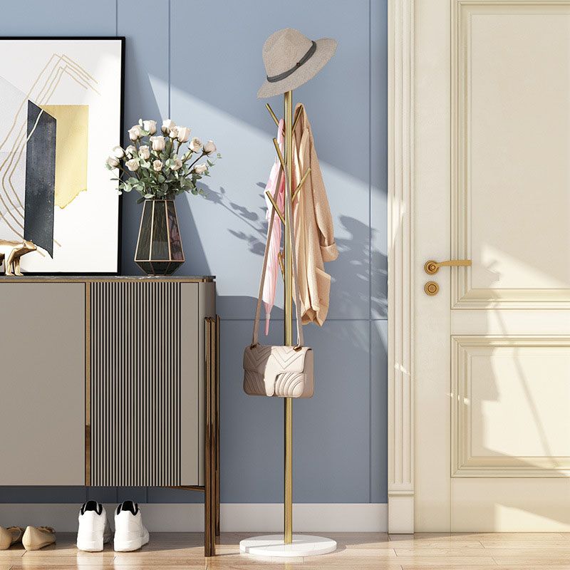 Light Luxury Entryway Kit Free Standing Coat Hanger with Coat Hooks