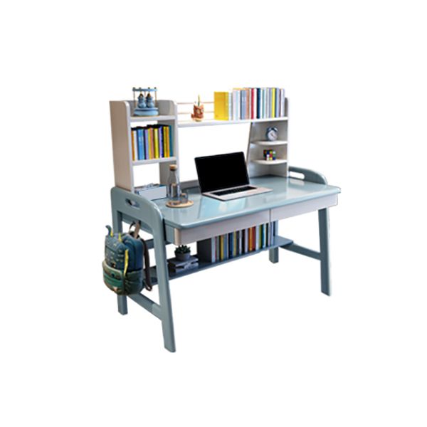 Adjustable Kids Desks and Chair Set with Hutch Child Desks Writing Desks