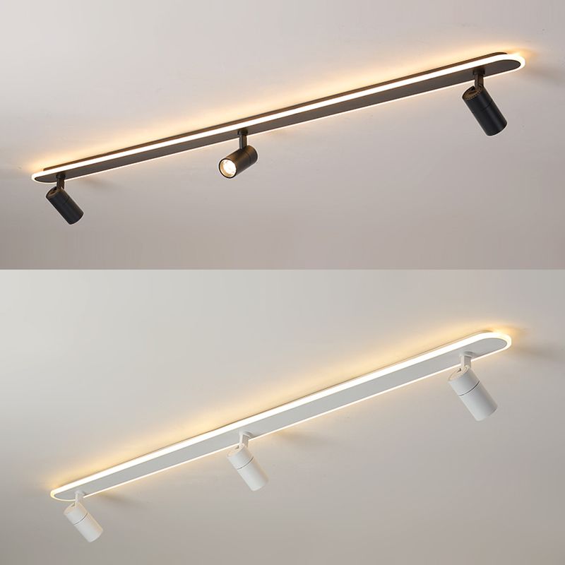 LED Flush Mount Ceiling Lighting with Spotlights Modern Ceiling Mounted Lights