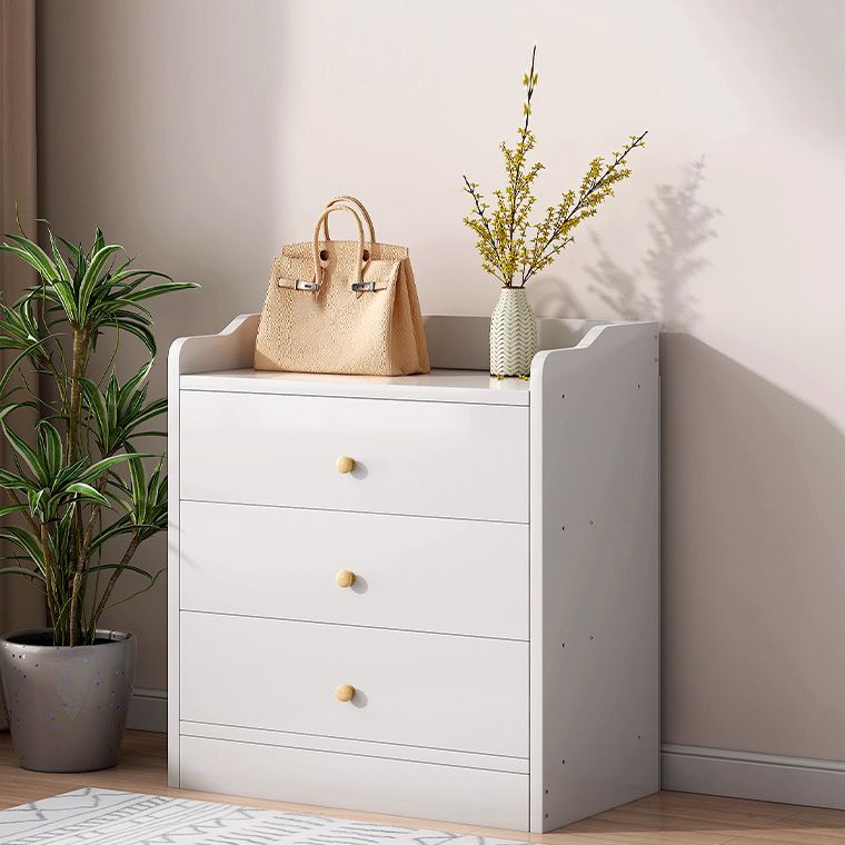 Bedside Storage Chest Dresser Modern Style Wooden Storage Chest for Bedroom