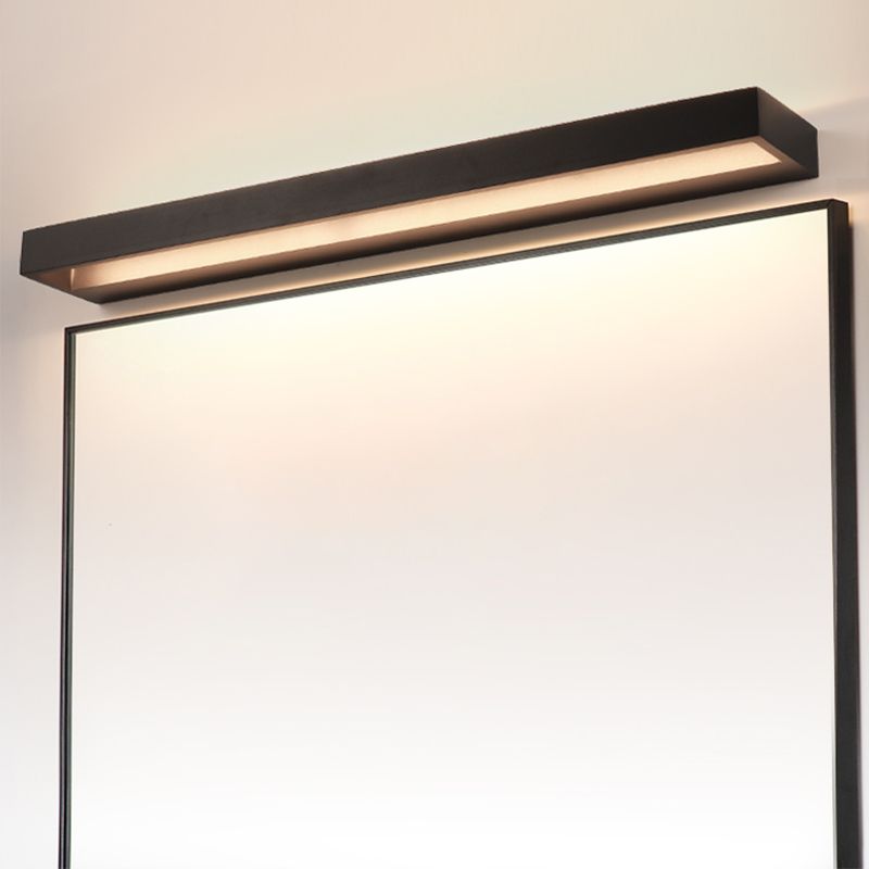 Rectangle Modern Style Vanity Light Metal 1 Light LED Mirror Light for Bathroom