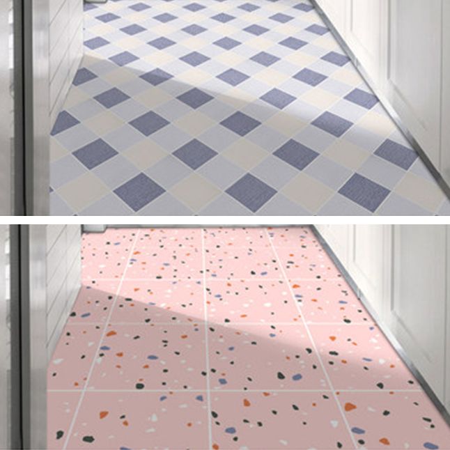 Modern PVC Flooring Geometric Pattern Peel and Stick Vinyl Plank Flooring