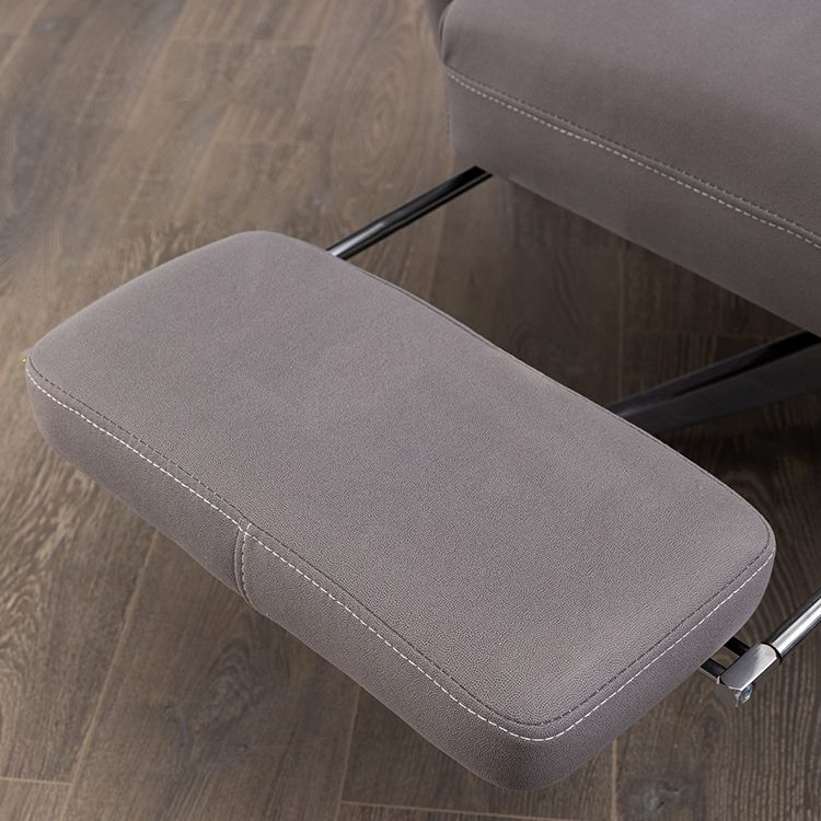 Modern No Arm Executive Chair Footrest Included Managers Chair for Office