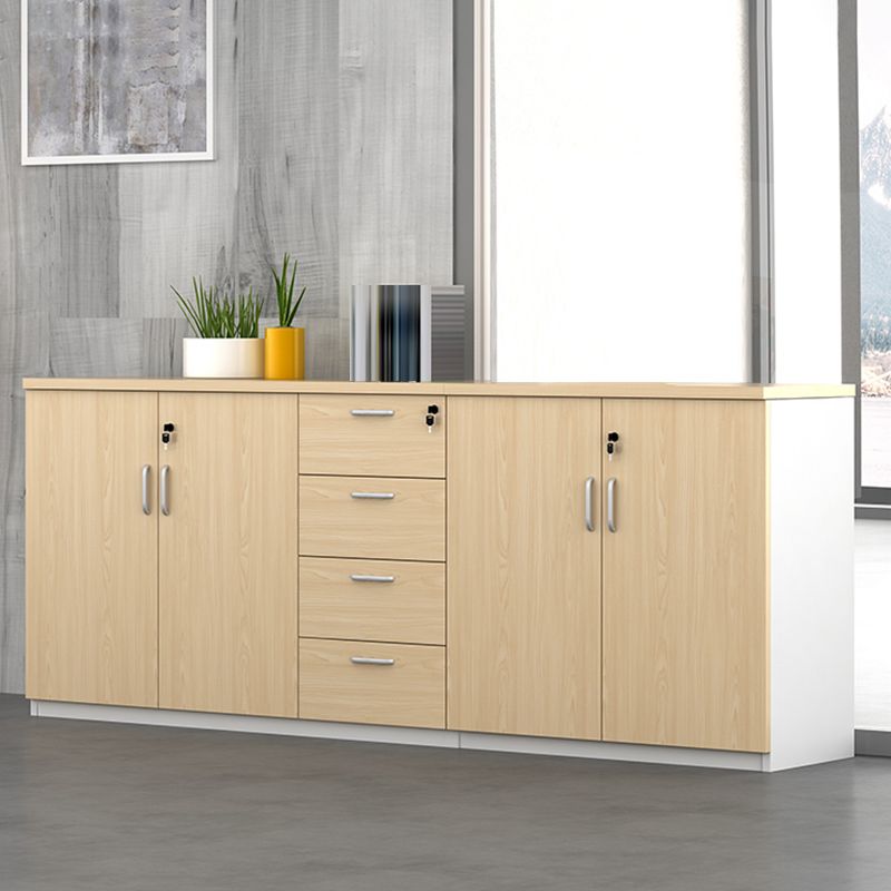 Modern Cabinet Wood with Locking Drawers and Storage Lateral File Cabinet