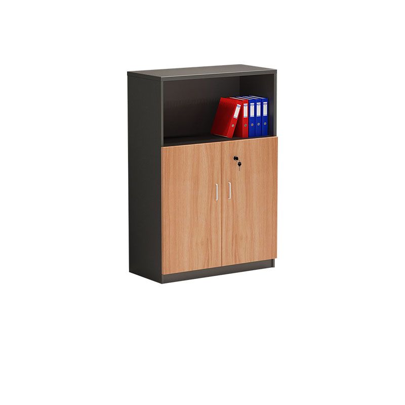 Traditional Style File Cabinet Wood Lateral File Cabinet with Locking Storage