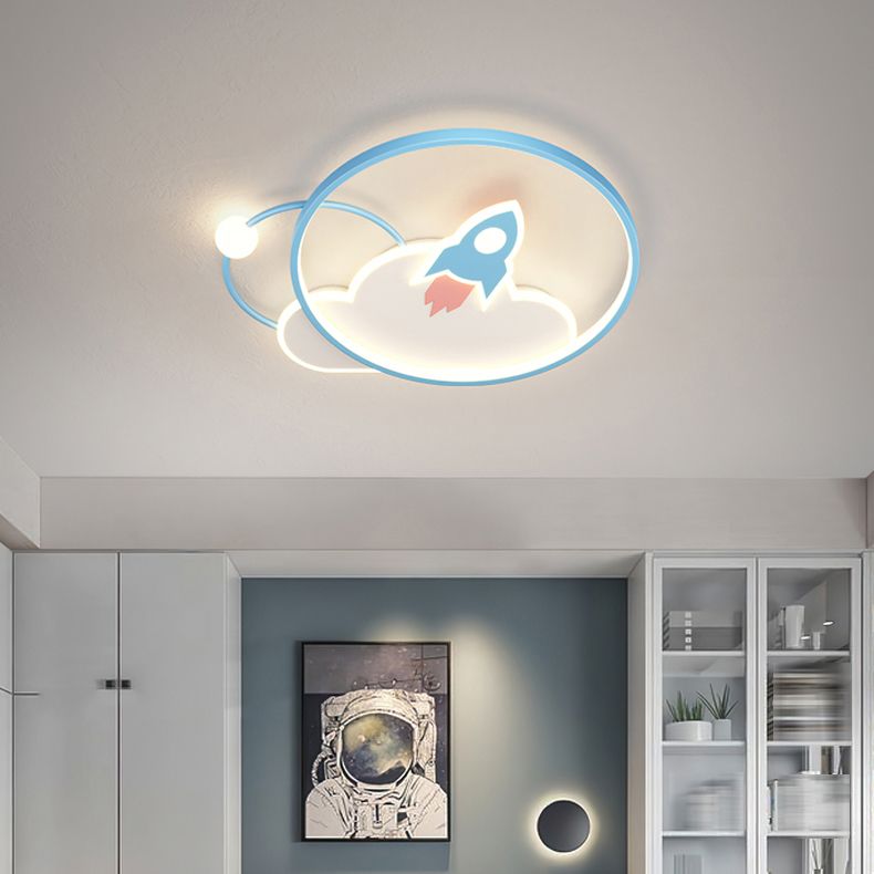 Kids Style Unique Shape Ceiling Fixtures Metal Ceiling Mounted Lights