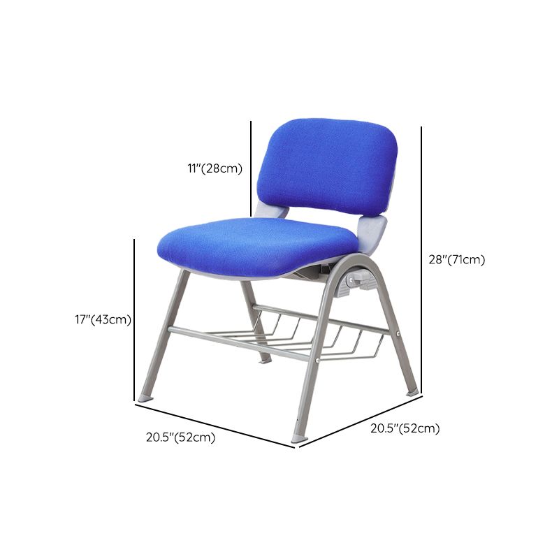 Modern Ergonomic Conference Chair No Arm Task Chair for Office