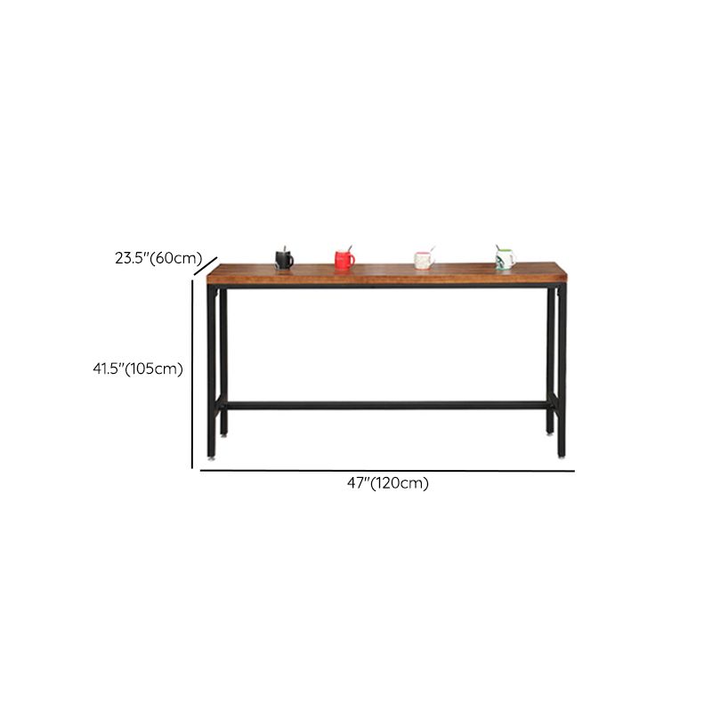 Rectangle Counter Height Table Contemporary Pub Height Dining Table