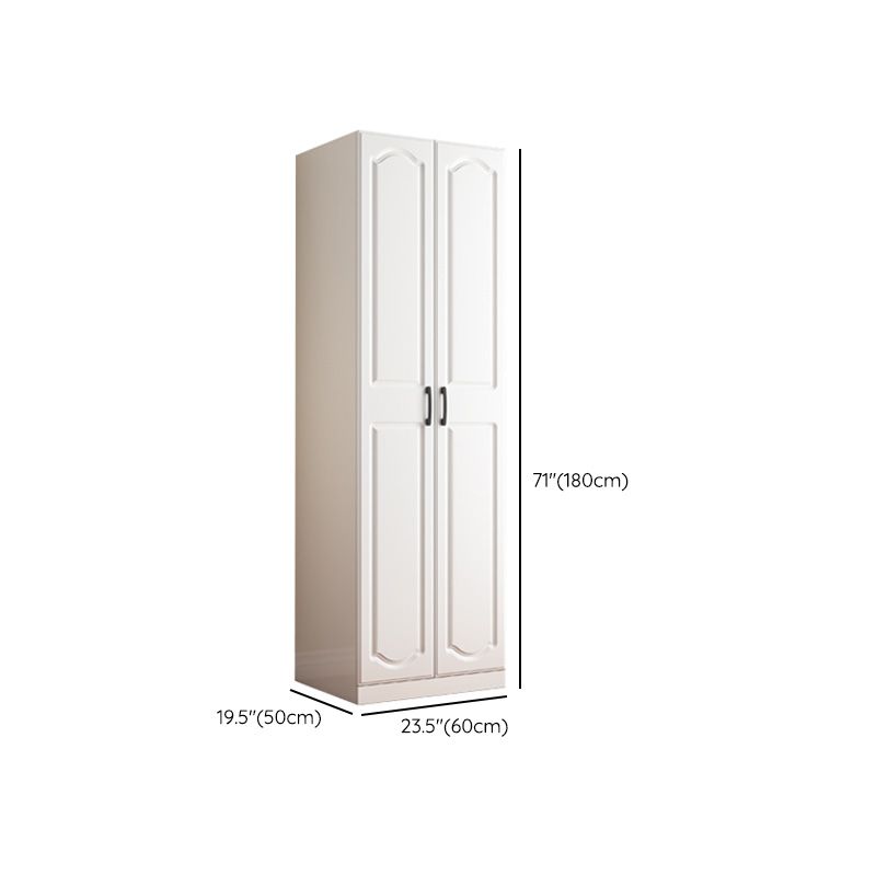 Urban Wardrobe Armoire White Manufactured Wood Armoire Closet