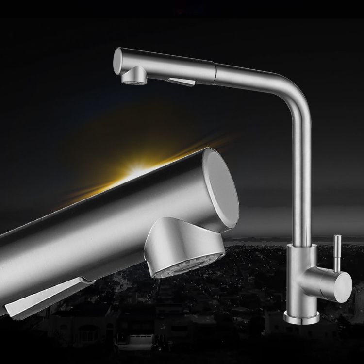 Kitchen Faucet Rod Handle Cold and Hot Controlled Kitchen Faucet