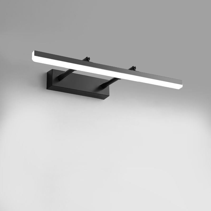 Metal Linear Wall Lighting Fixture Contemporary LED Wall Light Fixture for Bathroom