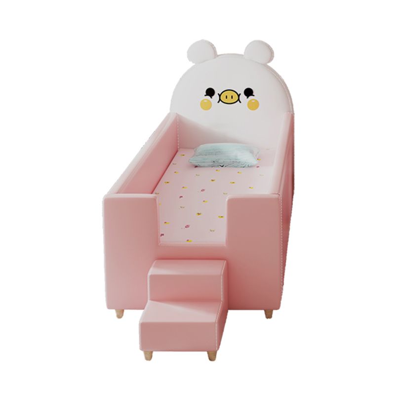 Pink Wood Crib Modern Mattress Included Nursery Bed with Storage