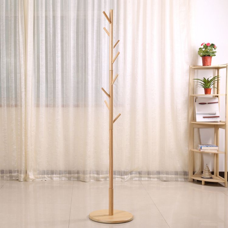 Wood Hall Tree Hooks Entryway Kit No Distressing Free Standing Coat Rack