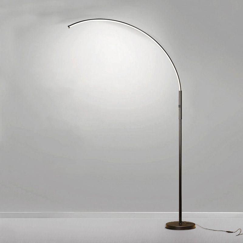 Metal Fishing Rod Standing Floor Light Nordic LED Linear Floor Lamp for Bedroom