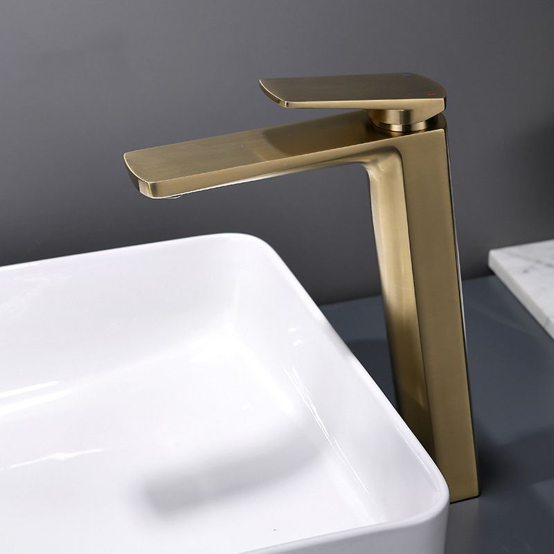 Glam Sink Faucet Brass Lever Handles Vessel Sink Bathroom Faucet