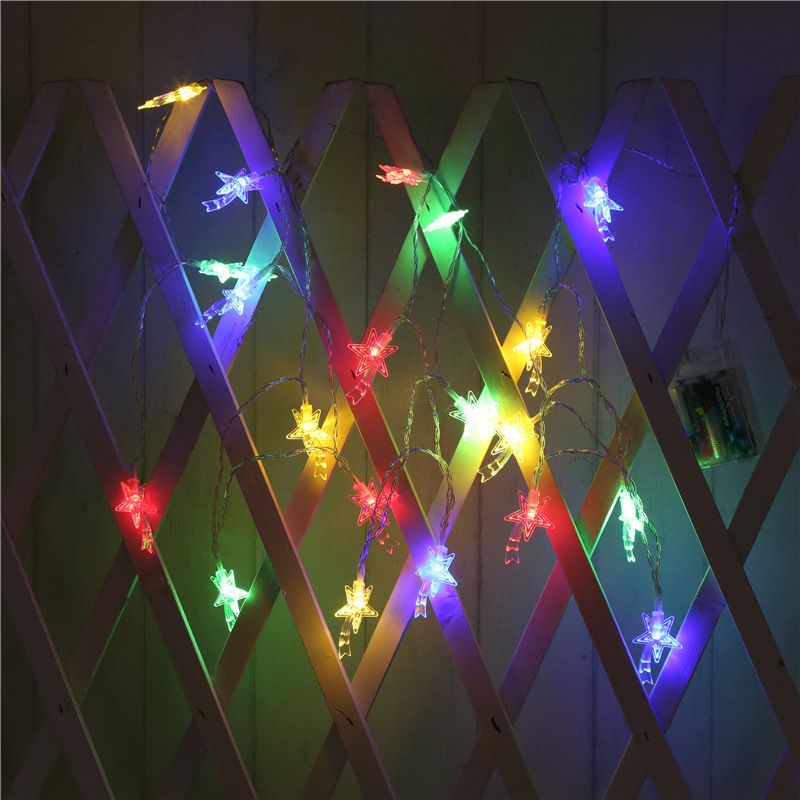 3/6m Nordic Meteor LED Party Light Clear Plastic 20/40-Head Living Room String Lighting in Warm/White/Multi Color Light