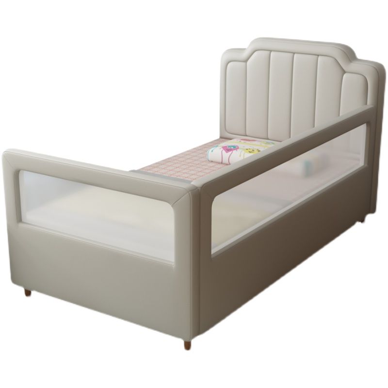 Baby Crib with Mattress and Guardrail Nursery Bed with Storage