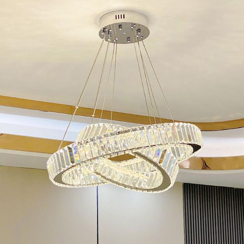 Contemporary Hanging Lights Multi-layer Chandelier for Living Room Dinning Room