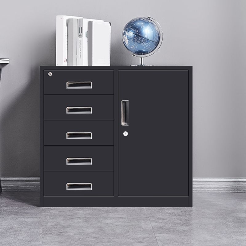 Modern Style File Cabinet Metal Frame Lock Storage Filing Cabinet