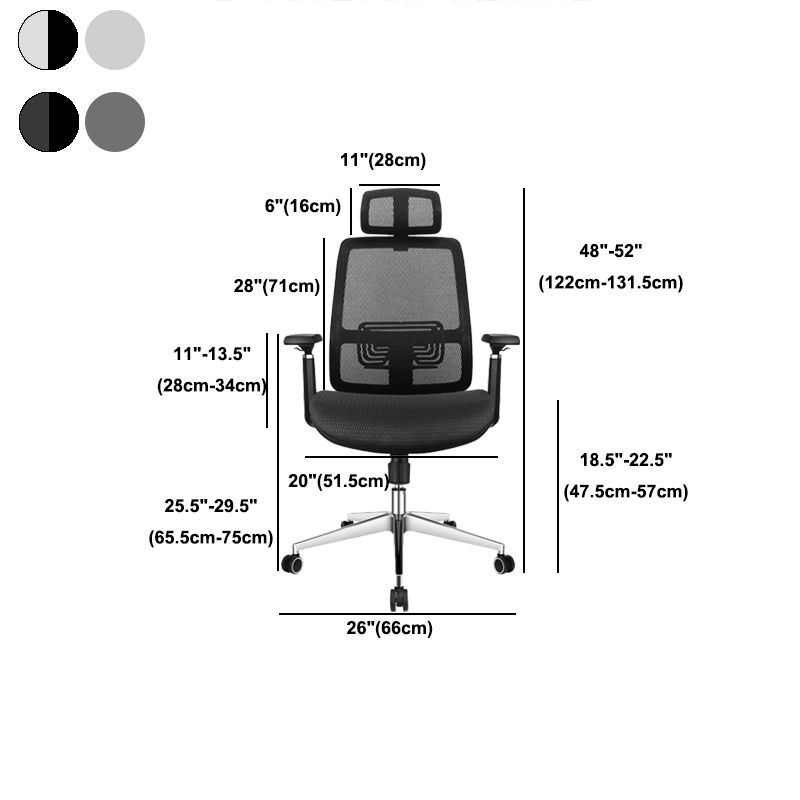 Adjustable Arms Executive Chair Tilt Mechanism Adjustable Seat Height Chair