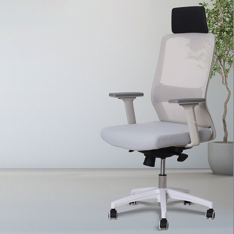 Modern Desk Chair Mesh Ergonomic Conference Chair Mid-Back Chair with Wheels