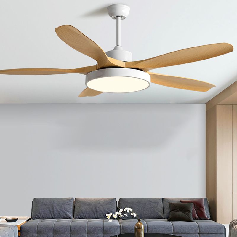 Modern Ceiling Fan Light Fixture Simple LED Ceiling Lamp for Bedroom