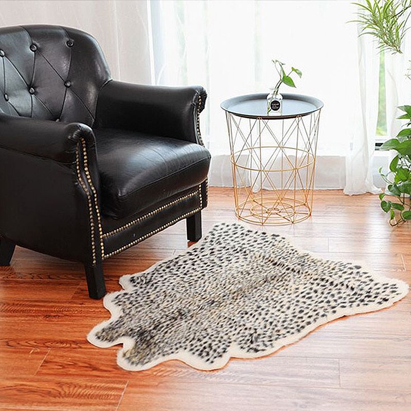 Tapis de chambre à chambre noire tapis moderne moderne polyester polyester le support de support de support de support