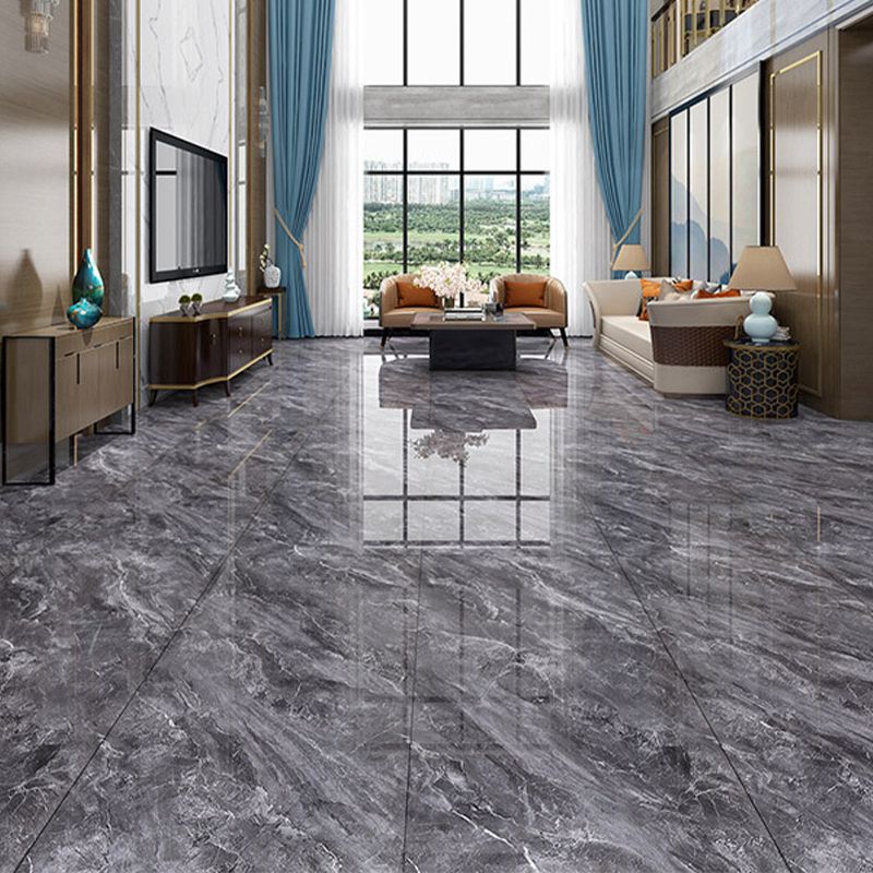 Modern Style Waterproof Floor Tile Straight Edge Rectangle Polished Floor Tile