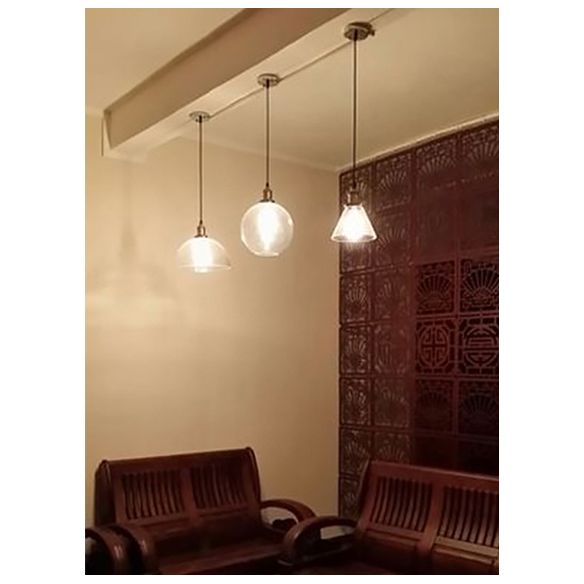 1 Light Light Kit Retro Industrial Metal Hanging Light with Hanging Cord for Restaurant