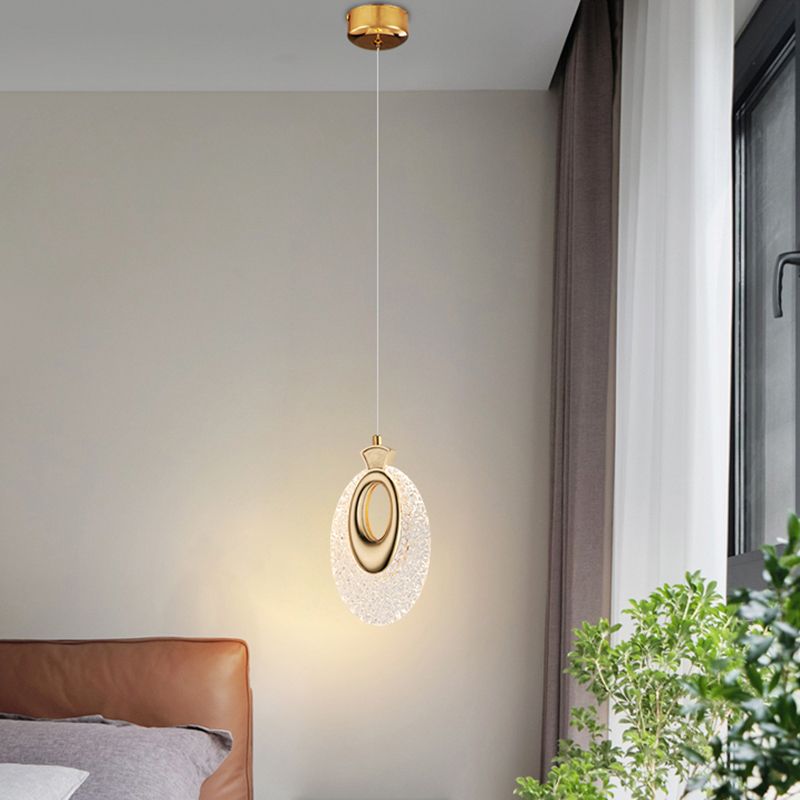 Modern Style Geometry Shape Pendant Lights Metal Hanging Lamps