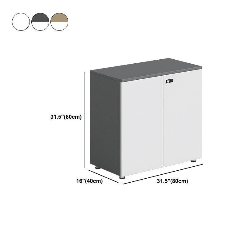 Contemporary Filing Cabinet Wood  File Cabinet with Lock and Storage