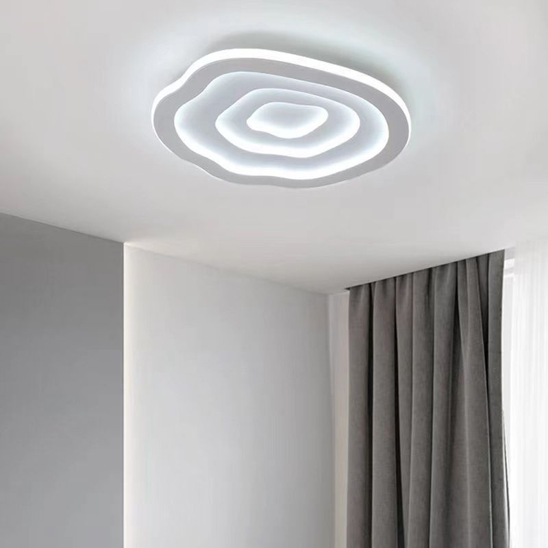 LED Ceiling Mount Light Modern Style Ceiling Light with Acrylic Shade for Bedroom