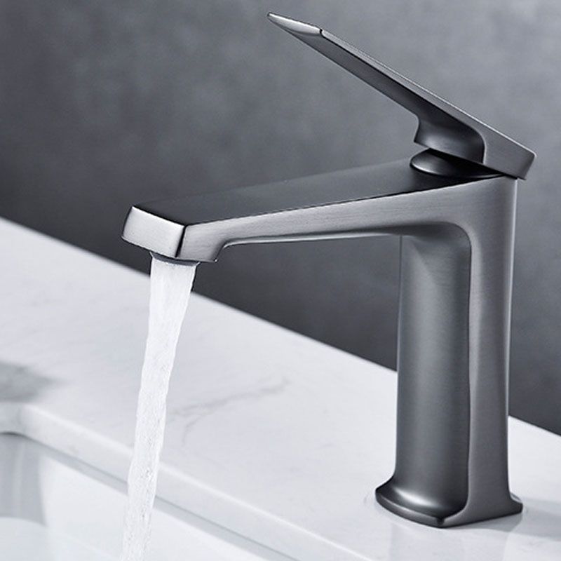 Modern Vessel Sink Faucet Lever Handle Copper Low Arc Vessel Faucet