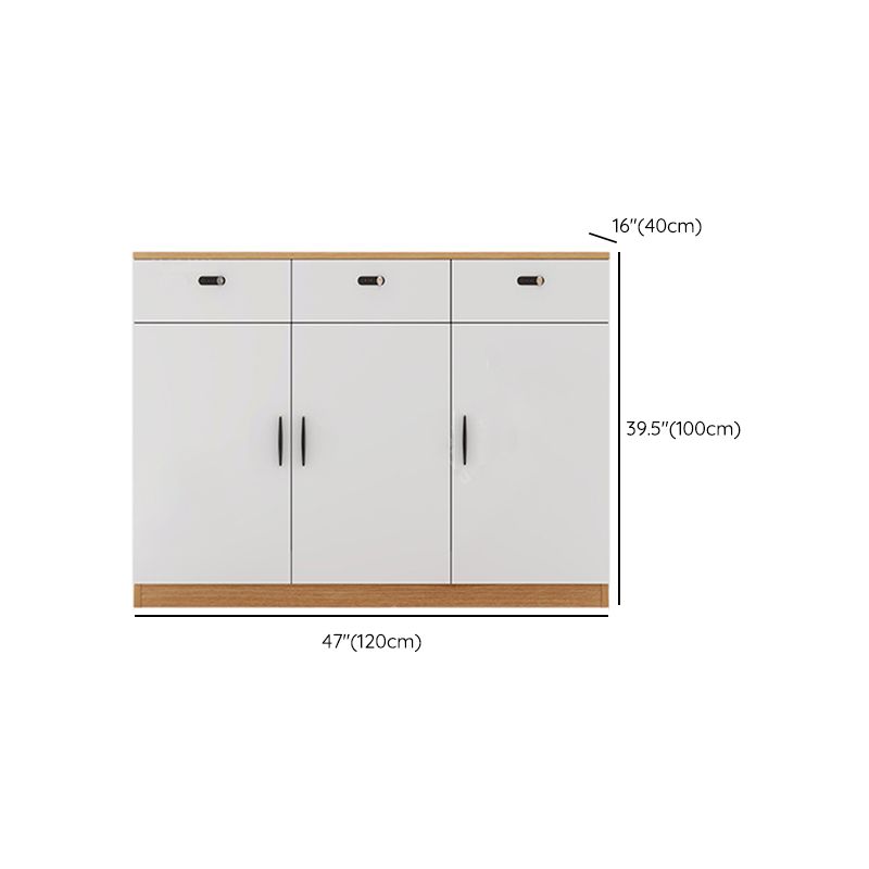 Wooden Filing Cabinet White File Cabinet for Home and Office