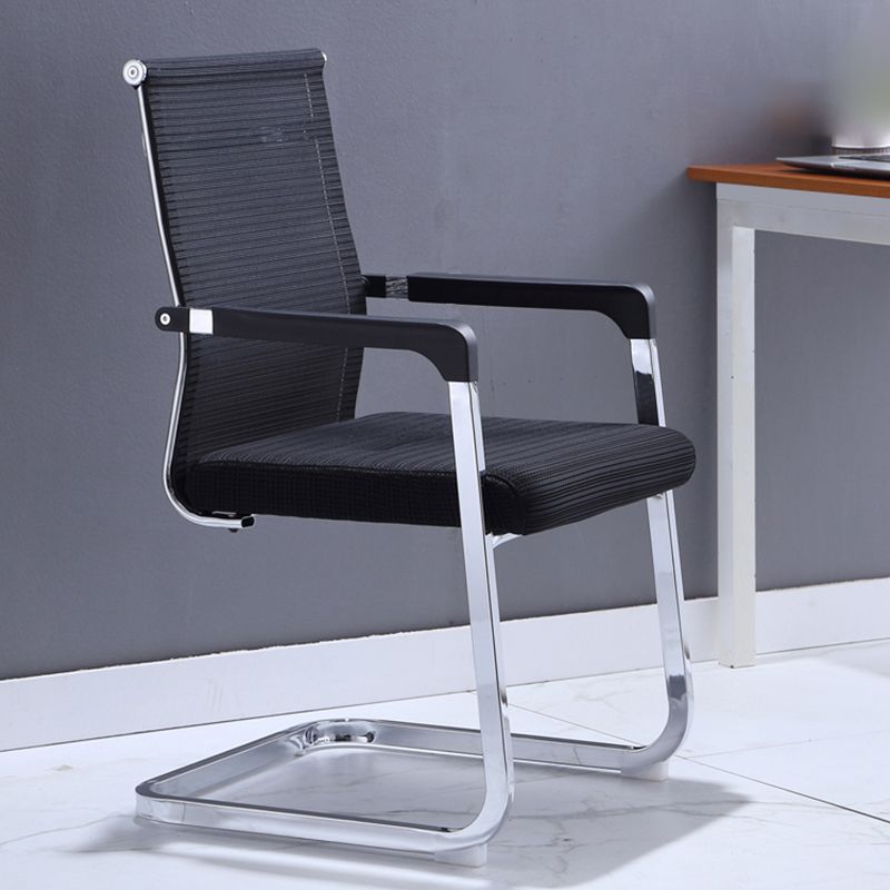 Middle/High Back Desk Chair Sponge Mesh Cushion Bow Office Chair