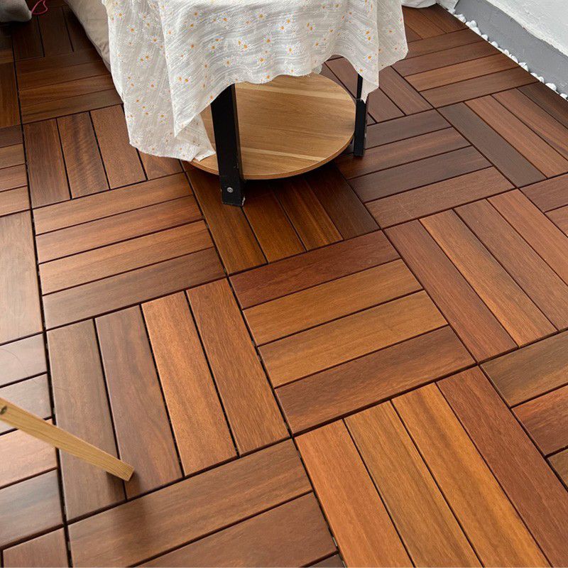 Smooth Birch Floor Tile Water Resistant Click Lock Wooden Floor for Living Room