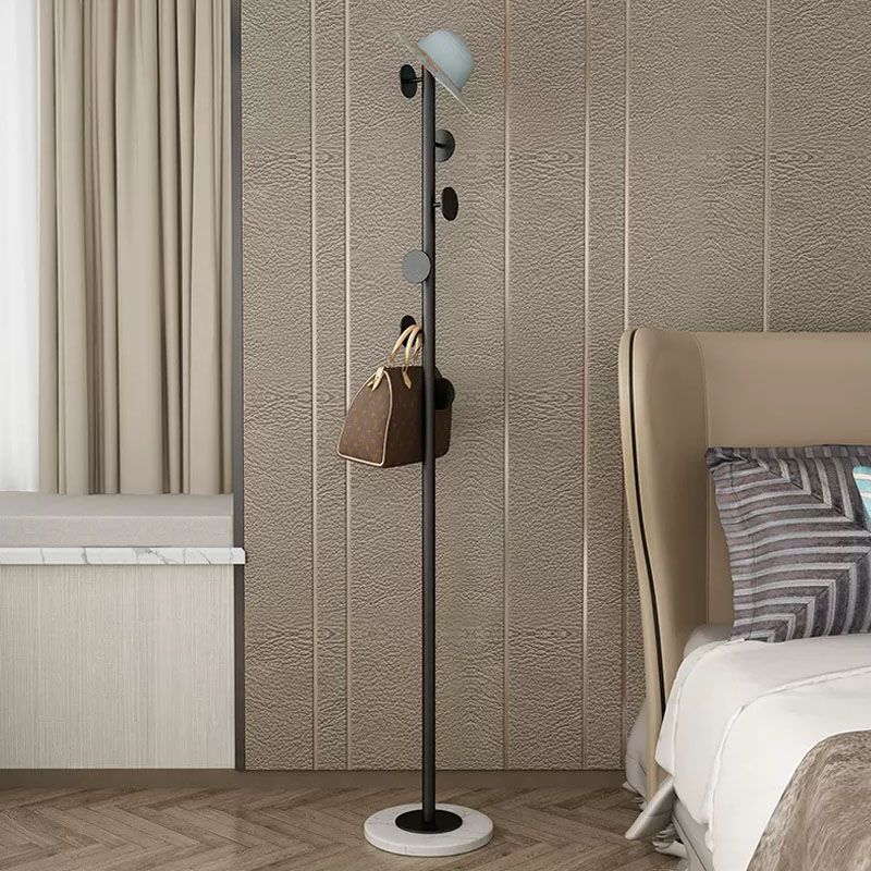 Luxurious Hall Tree Free Standing Metal Coat Rack with Coat Hooks