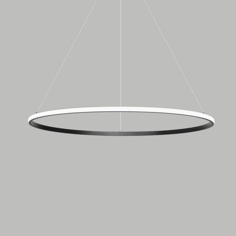 Metal Round Shape Flush Ceiling Light Modern Style 1 Light Flush Mount Lighting Fixture