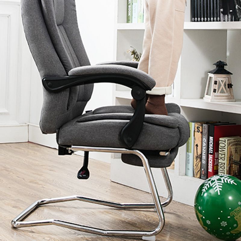 Modern Padded Arms Office Chair No Distressing Ergonomic Chair