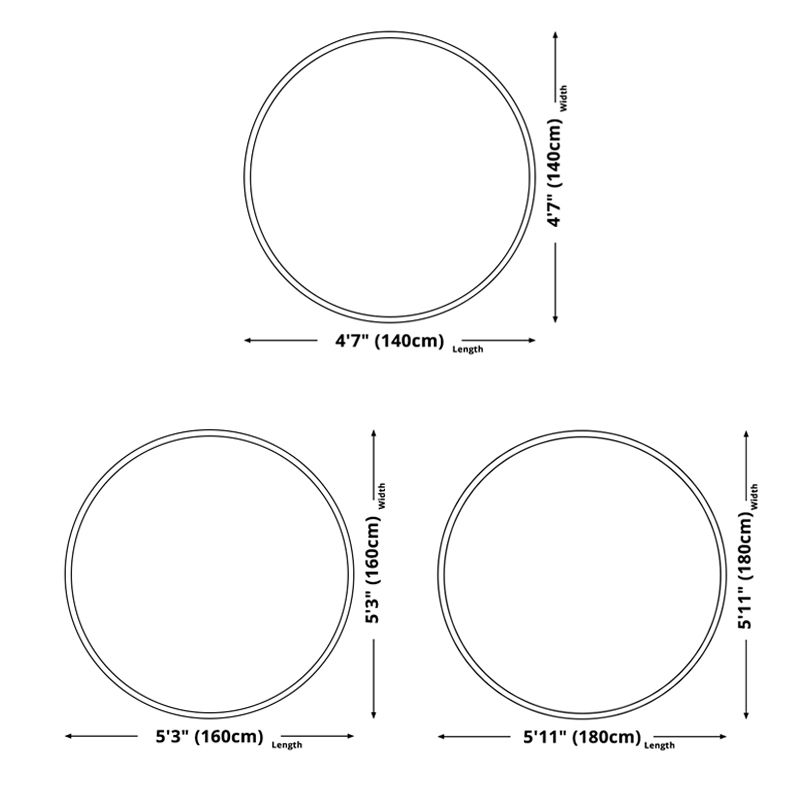 Trendy rund Gebiet Teppich moderner fester Farbteppich Polyester Fleckenfest -Resistent Shag Teppich für Wohnkultur