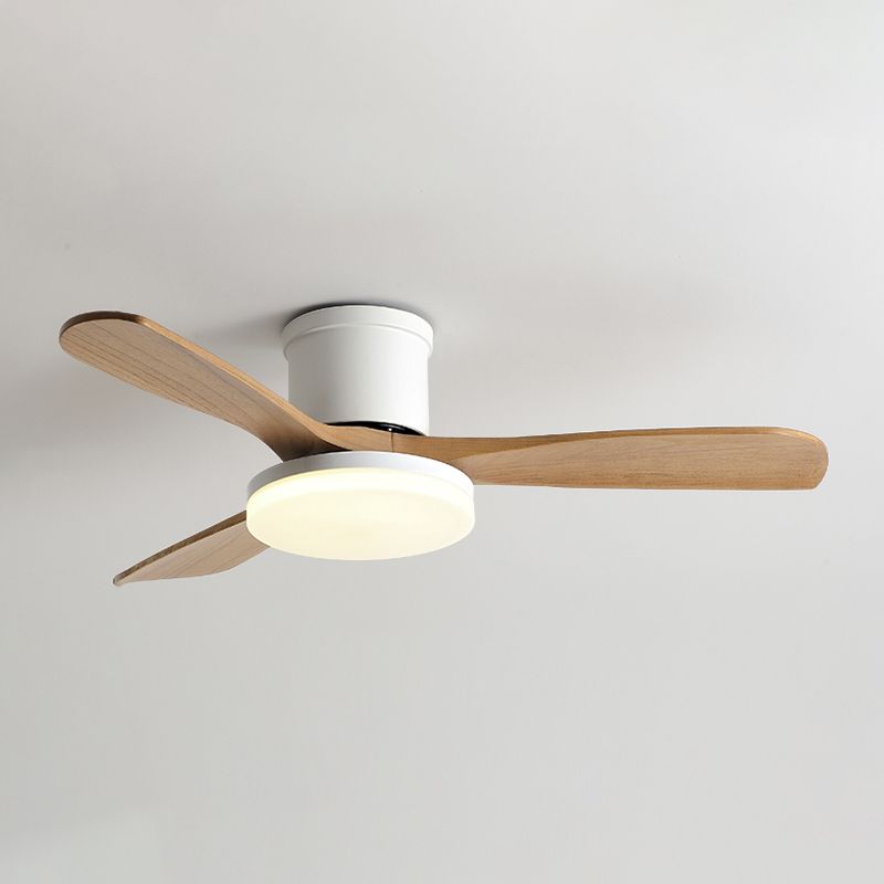 Geometry Metal Ceiling Fan Light Kids Style 1-Light Ceiling Fan Lamp for Living Room