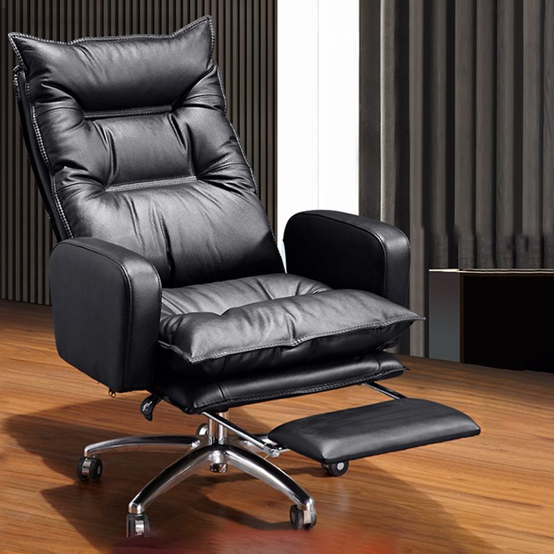 Contemporary Tilt Mechanism Arm Chair Executive High Back Swivel Chair