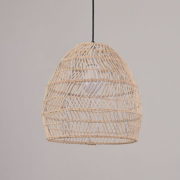 Luce a sospensione a sospensione a sospensione a sospensione a sospensione a sospensione in stile Bamboo in beige