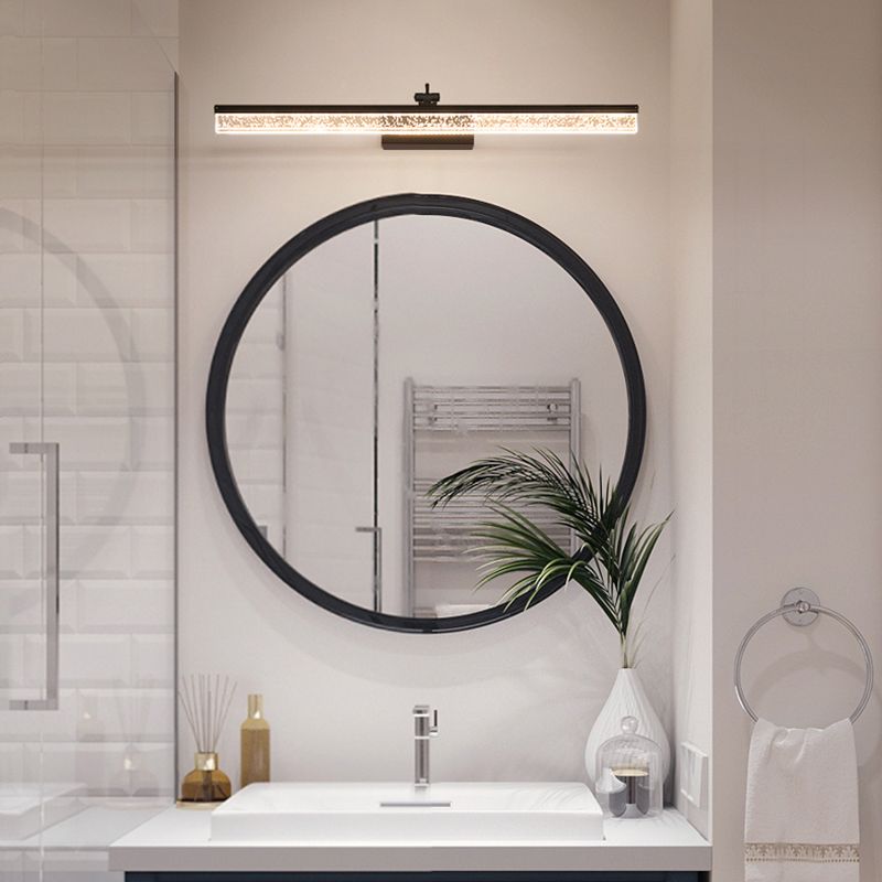 Style minimaliste moderne STATLING MUR MUR MURD Vanity Lights Metal Vanity Sconce for Toilet