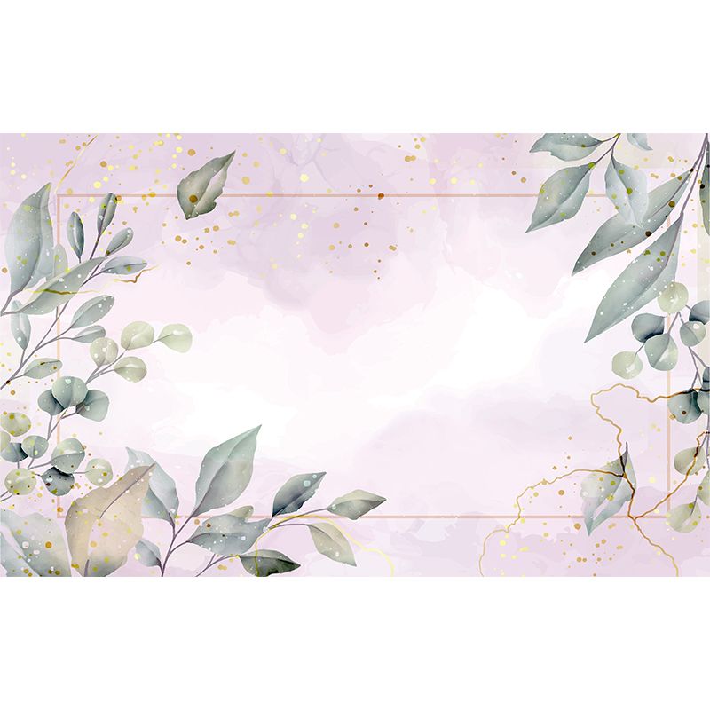 Environmental Illustration Mural Wallpaper Plant Decoration Indoor Wall Mural